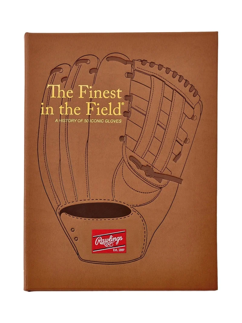 Graphic Image "The Finest In The Field: A History Of 50 Iconic Gloves" Leather-Bound Hardcover Book