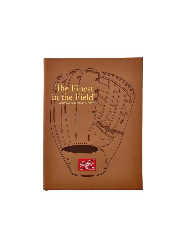 "The Finest In The Field: A History Of 50 Iconic Gloves" Leather-Bound Hardcover Book "The Finest In The Field: A History Of 50 Iconic Gloves" Leather-Bound Hardcover Book