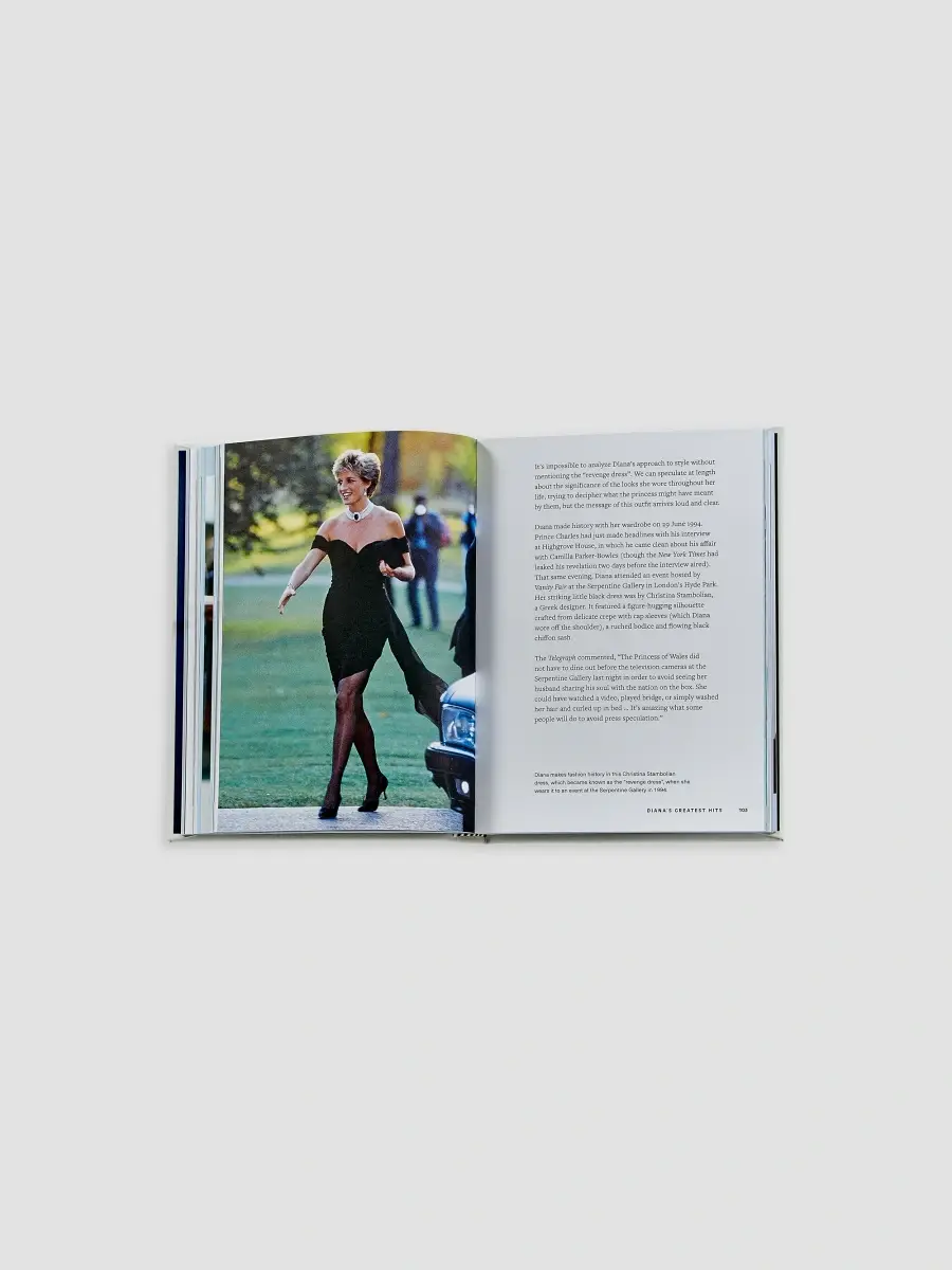 Graphic Image "Icons Of Style: Diana" Leather-Bound Hardcover Book | Thumbnail 6 Graphic Image "Icons Of Style: Diana" Leather-Bound Hardcover Book | Thumbnail 6