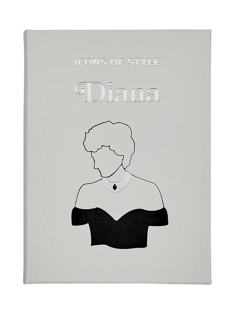"Icons Of Style: Diana" Leather-Bound Hardcover Book "Icons Of Style: Diana" Leather-Bound Hardcover Book