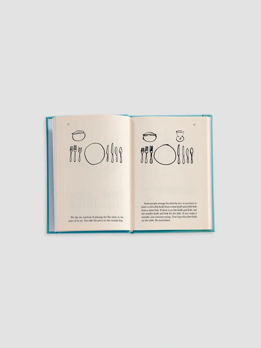 Graphic Image Leather Book Series Tiffany's Table Manners Hardcover Book | Thumbnail 3 Graphic Image Leather Book Series Tiffany's Table Manners Hardcover Book | Thumbnail 3