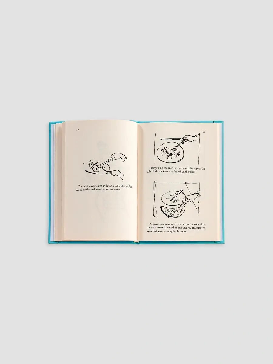 Graphic Image Leather Book Series Tiffany's Table Manners Hardcover Book | Thumbnail 6 Graphic Image Leather Book Series Tiffany's Table Manners Hardcover Book | Thumbnail 6