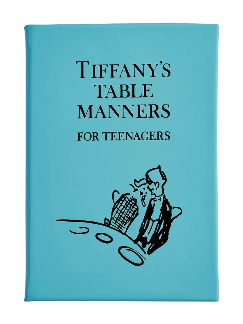 Graphic Image Leather Book Series Tiffany's Table Manners Hardcover Book