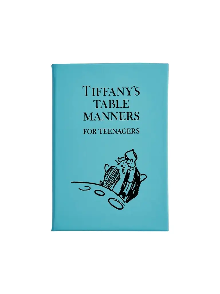 Graphic Image Leather Book Series Tiffany's Table Manners Hardcover Book
