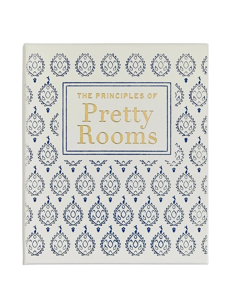 Graphic Image "The Principles Of Pretty Rooms" Leather-Bound Hardcover Book