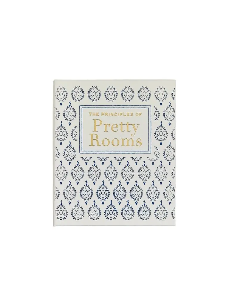 Graphic Image "The Principles Of Pretty Rooms" Leather-Bound Hardcover Book