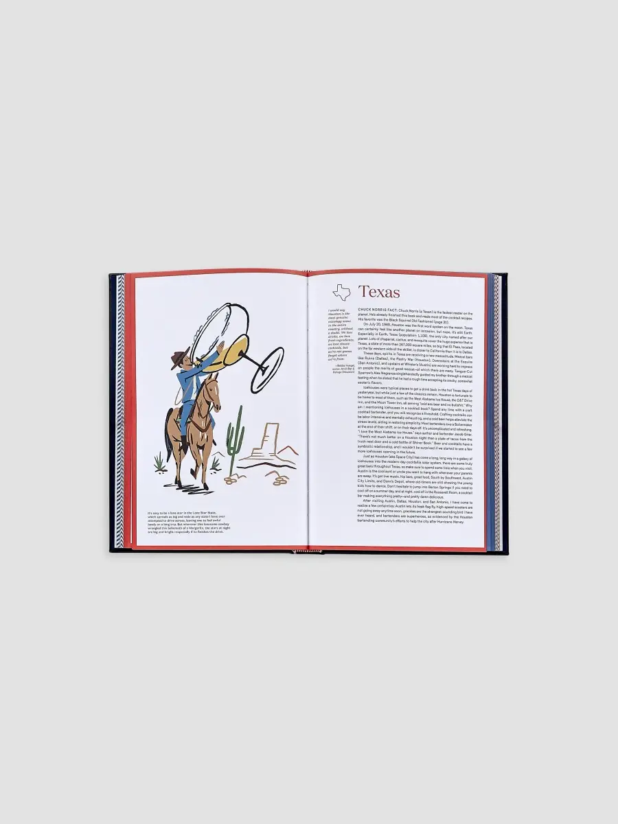 Graphic Image "The United States Of Cocktails: Recipes, Tales, & Traditions From All 50 States" Leather-Bound Hardcover Book | Thumbnail 3 Graphic Image "The United States Of Cocktails: Recipes, Tales, & Traditions From All 50 States" Leather-Bound Hardcover Book | Thumbnail 3