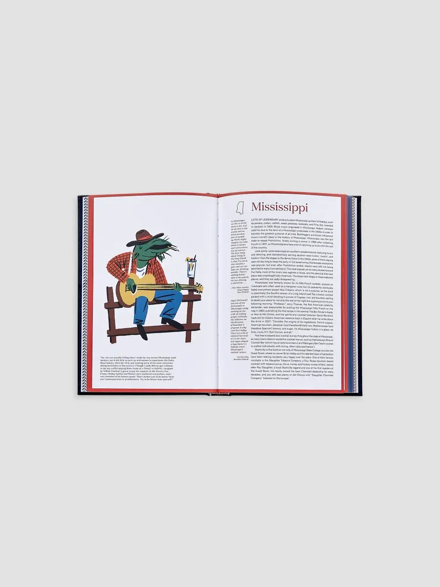 Graphic Image "The United States Of Cocktails: Recipes, Tales, & Traditions From All 50 States" Leather-Bound Hardcover Book | Thumbnail 4 Graphic Image "The United States Of Cocktails: Recipes, Tales, & Traditions From All 50 States" Leather-Bound Hardcover Book | Thumbnail 4