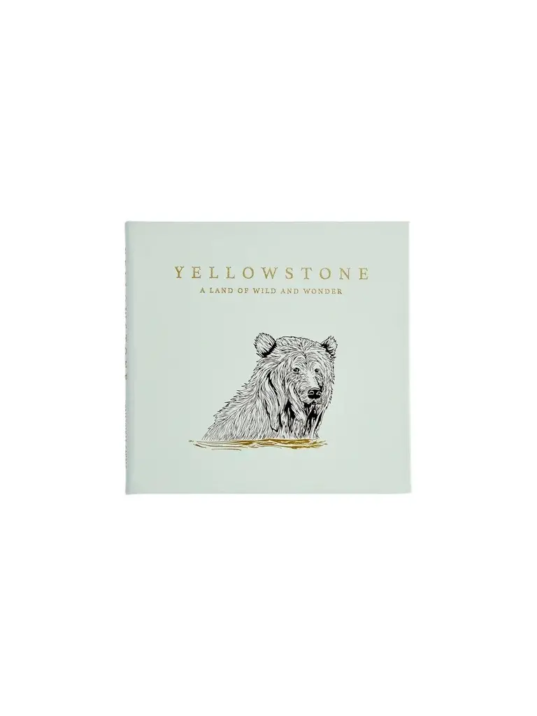 Graphic Image "Yellowstone: A Land Of Wild & Wonder" Leather-Bound Hardcover Book