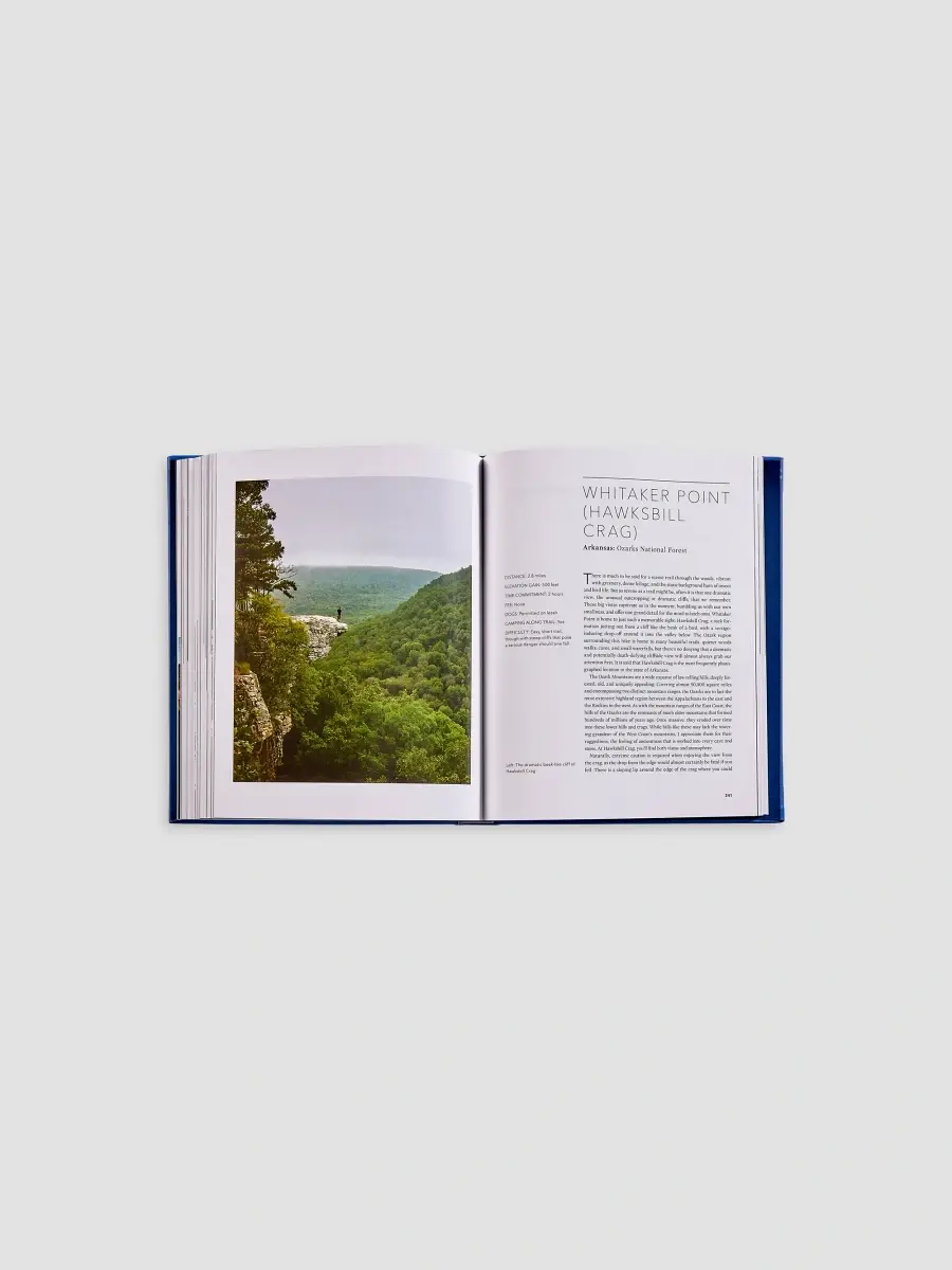 Graphic Image "America's Best Day Hikes" Leather-Bound Hardcover Book | Thumbnail 3 Graphic Image "America's Best Day Hikes" Leather-Bound Hardcover Book | Thumbnail 3