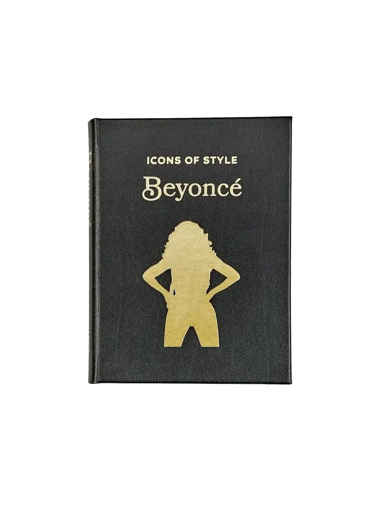 Graphic Image "Icons Of Style: Beyoncé" Leather-Bound Hardcover Book