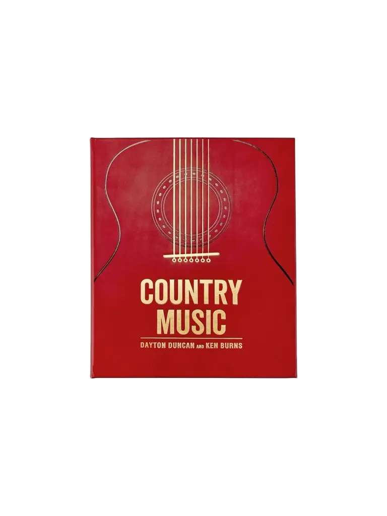 Graphic Image "Country Music" Leather-Bound Hardcover Book