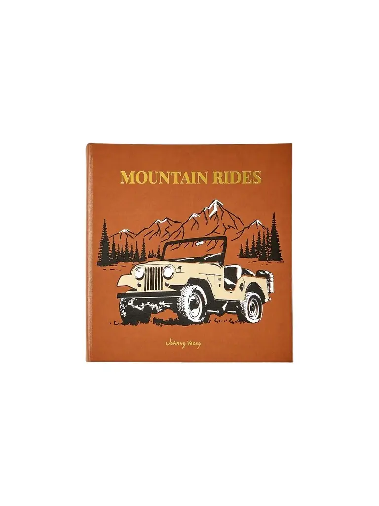 Graphic Image "Mountain Rides" Leather-Bound Hardcover Book
