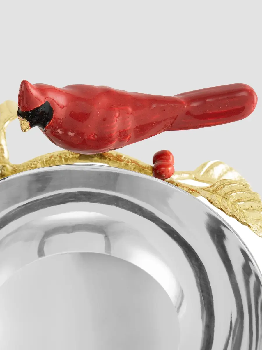 Michael Aram Cardinal Double Bowl | Thumbnail 4 Michael Aram Cardinal Double Bowl | Thumbnail 4