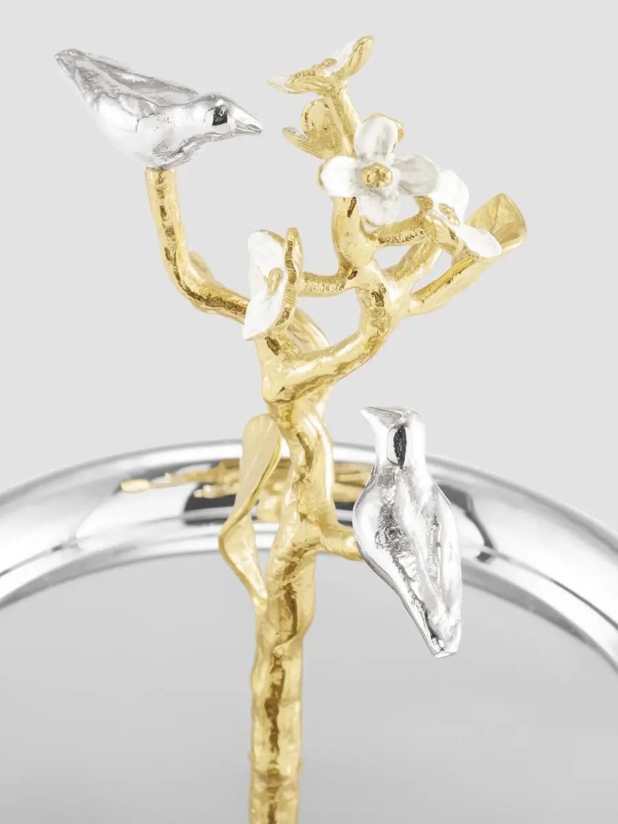 Michael Aram Lovebirds Silver & Gold Etagere | Thumbnail 5 Michael Aram Lovebirds Silver & Gold Etagere | Thumbnail 5