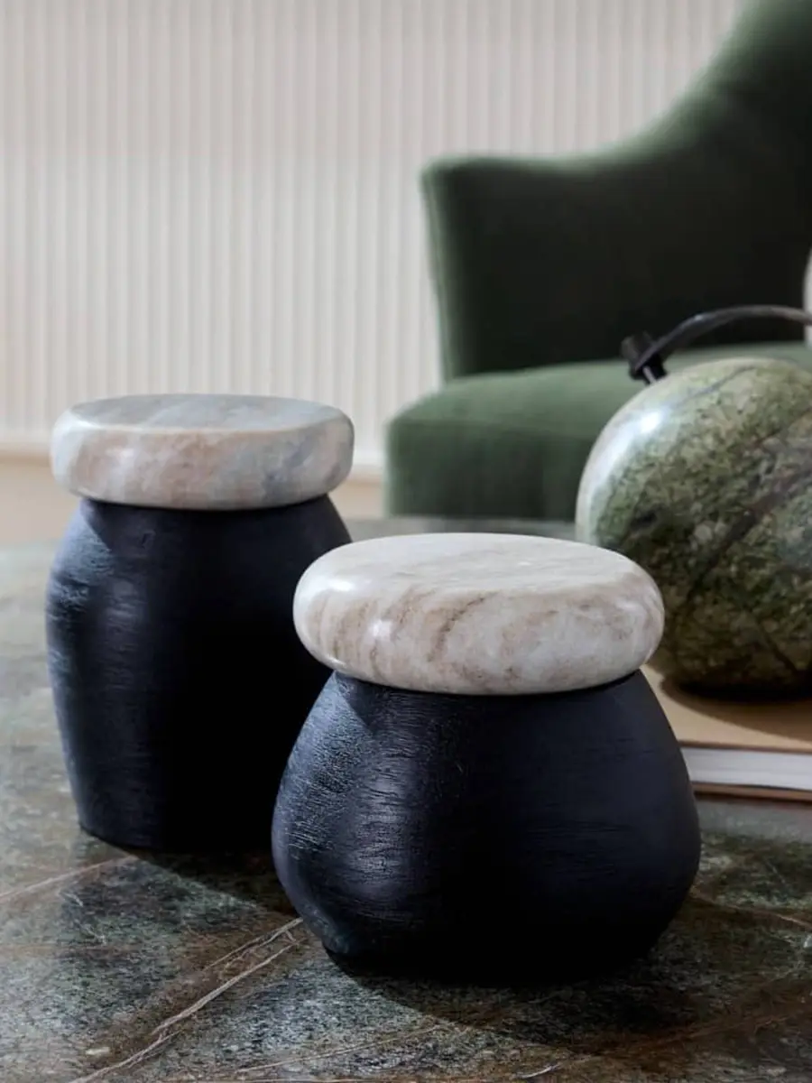 Arteriors Noelle Mango Wood & Marble Containers | Thumbnail 4 Arteriors Noelle Mango Wood & Marble Containers | Thumbnail 4
