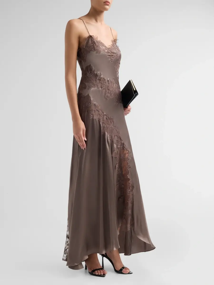 Amur Women's Reese Cascade Lace Gown | Thumbnail 4 Amur Women's Reese Cascade Lace Gown | Thumbnail 4