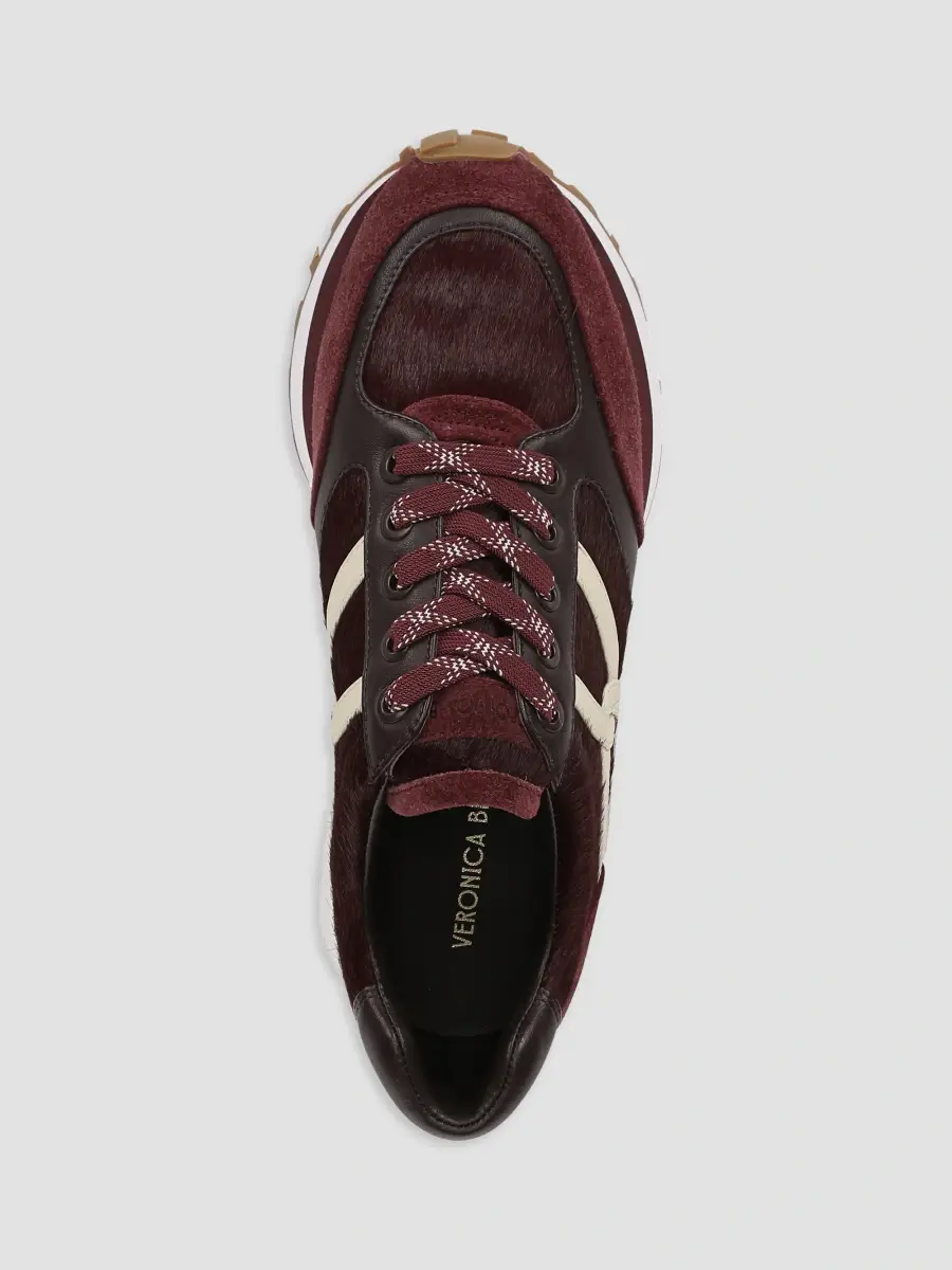 Veronica Beard Women's Valentina Suede, Leather & Calf-Hair Low-Top Sneakers | Thumbnail 4 Veronica Beard Women's Valentina Suede, Leather & Calf-Hair Low-Top Sneakers | Thumbnail 4