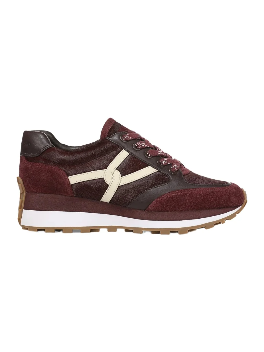 Women's Valentina Suede, Leather & Calf-Hair Low-Top Sneakers Women's Valentina Suede, Leather & Calf-Hair Low-Top Sneakers