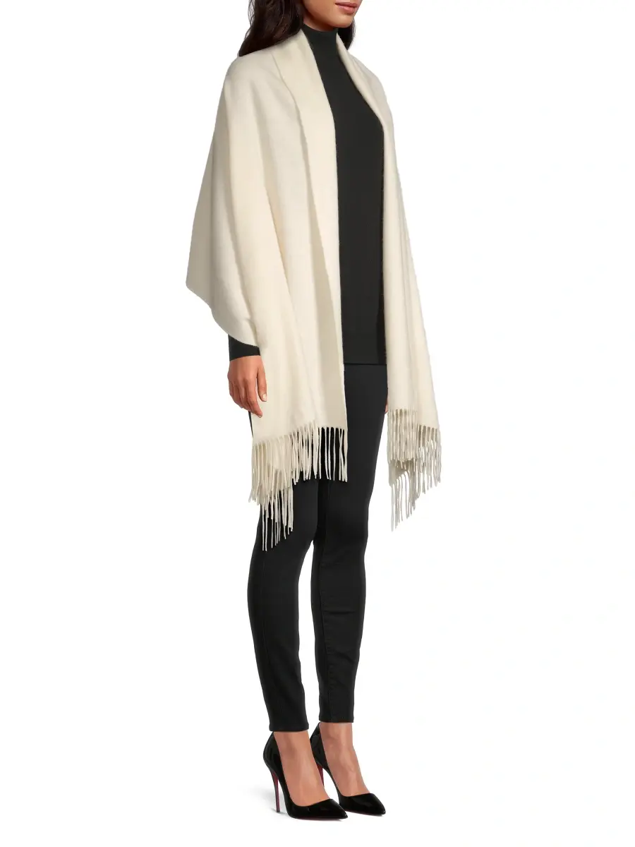 Sofia Cashmere Women's Fringed Cashmere Wrap | Thumbnail 2