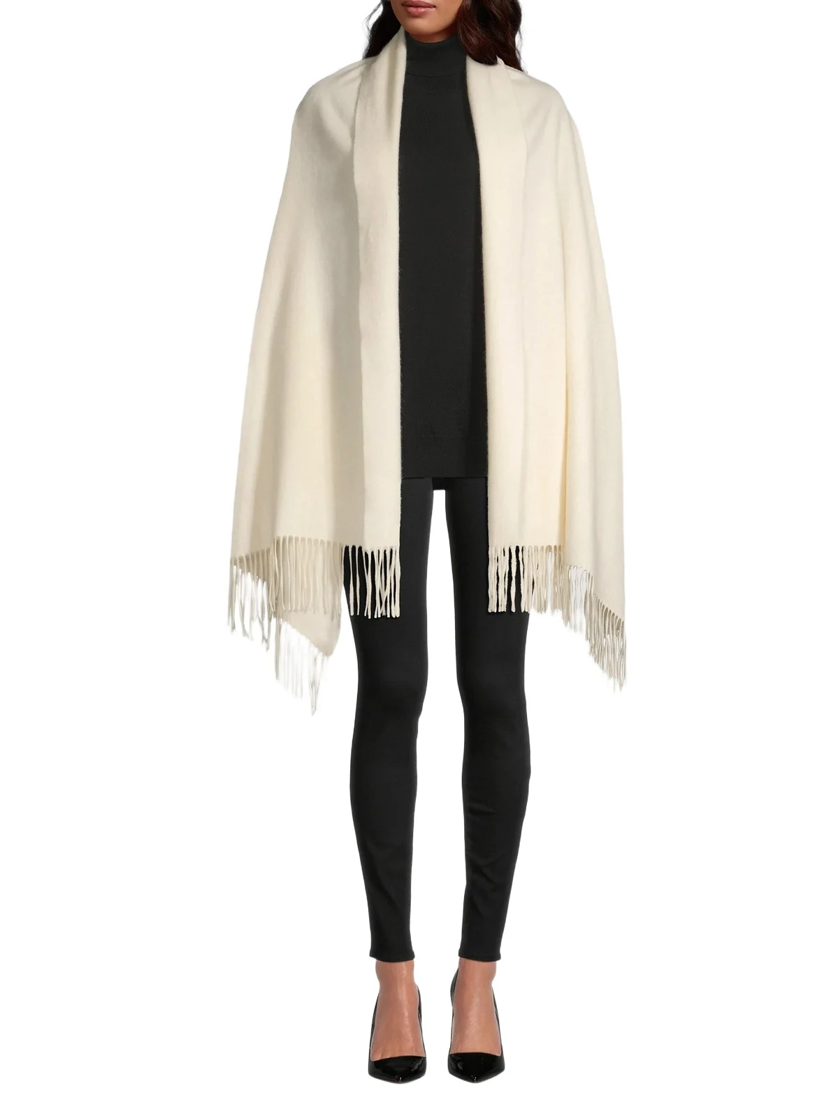 Women's Fringed Cashmere Wrap Women's Fringed Cashmere Wrap