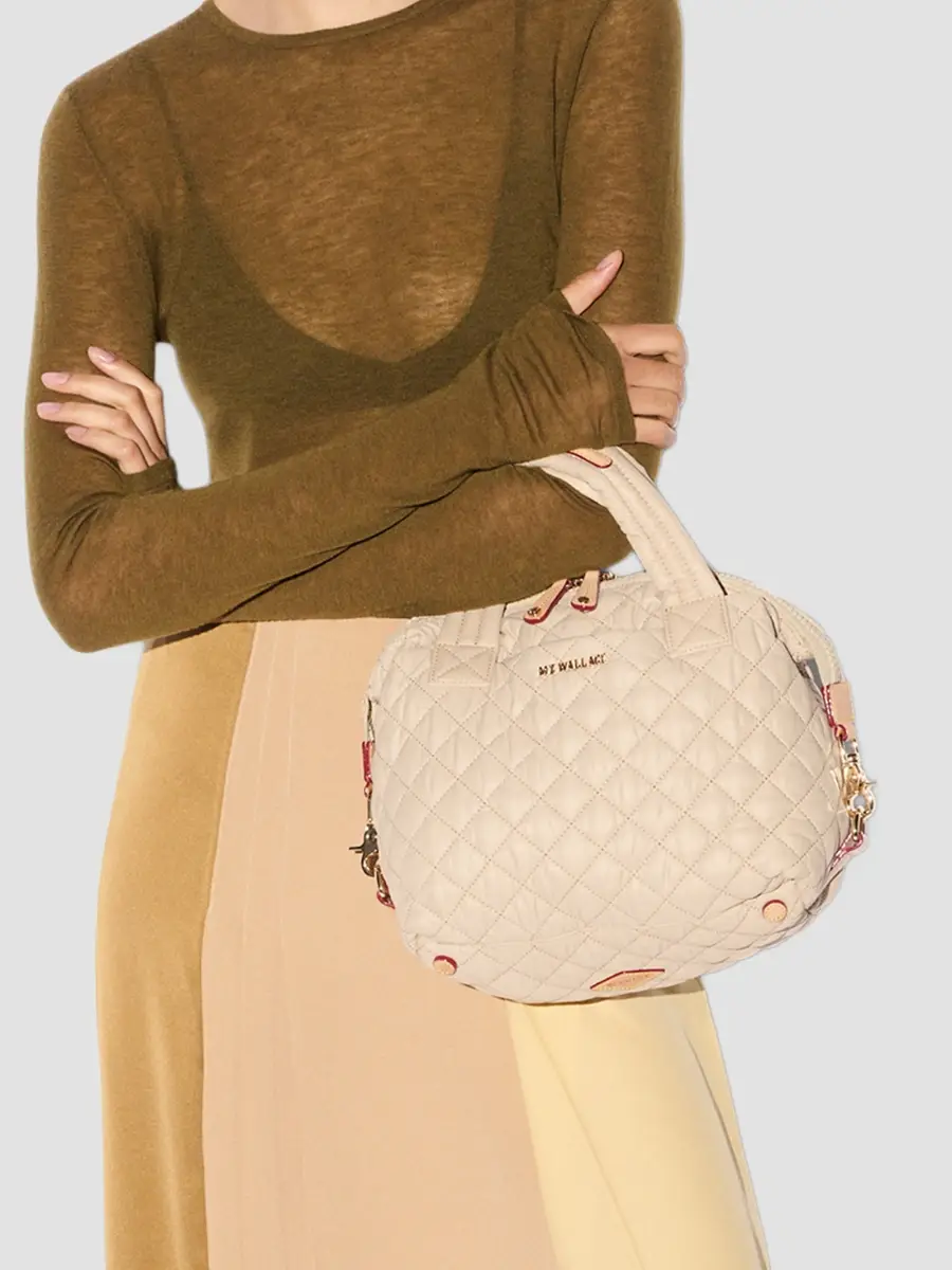 MZ Wallace Women's Sutton Deluxe Small Quilted Top Handle Bag | Thumbnail 2 MZ Wallace Women's Sutton Deluxe Small Quilted Top Handle Bag | Thumbnail 2