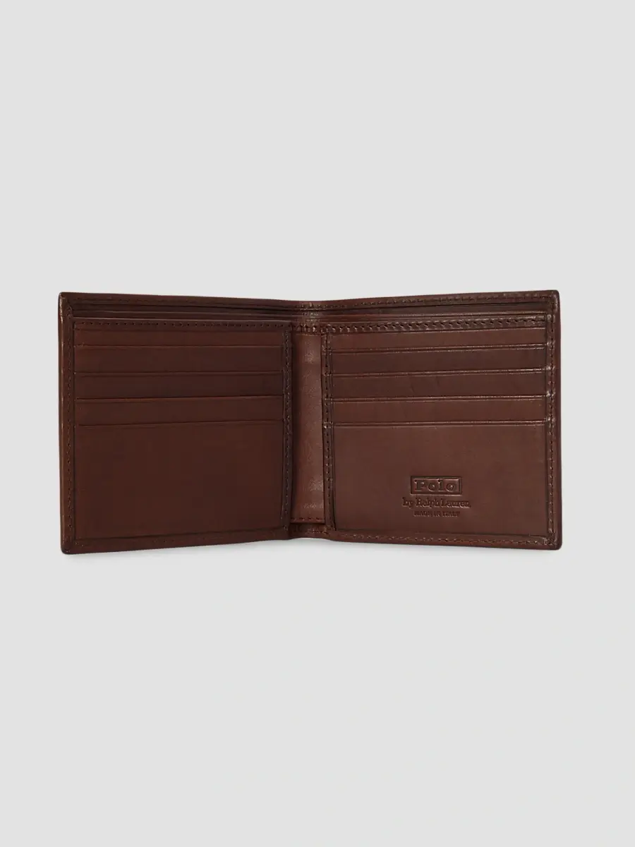 Polo Ralph Lauren Men's Orice Vachetta Leather Billfold Wallet | Thumbnail 3 Polo Ralph Lauren Men's Orice Vachetta Leather Billfold Wallet | Thumbnail 3