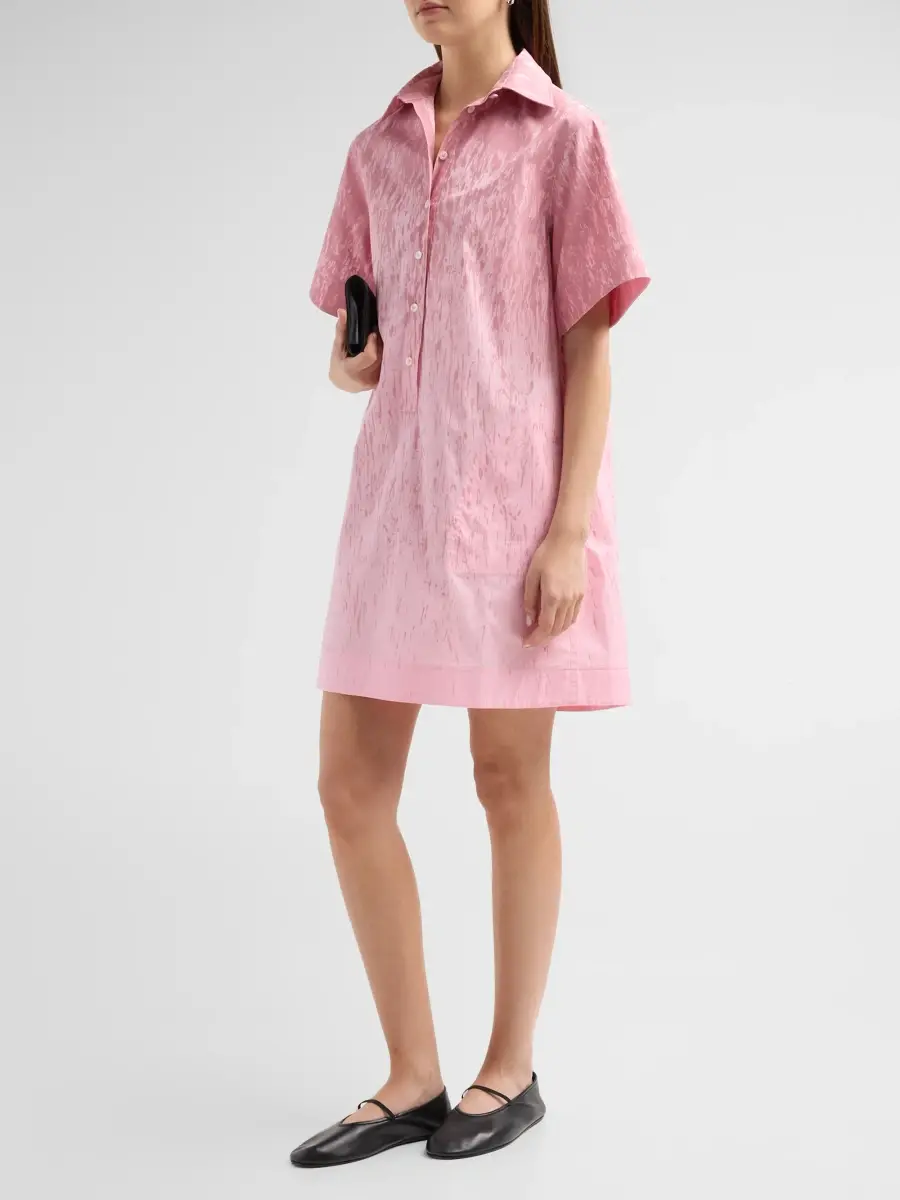 MOSCHINO Women's Stretch-Cotton Poplin Shirtdress | Thumbnail 4 MOSCHINO Women's Stretch-Cotton Poplin Shirtdress | Thumbnail 4