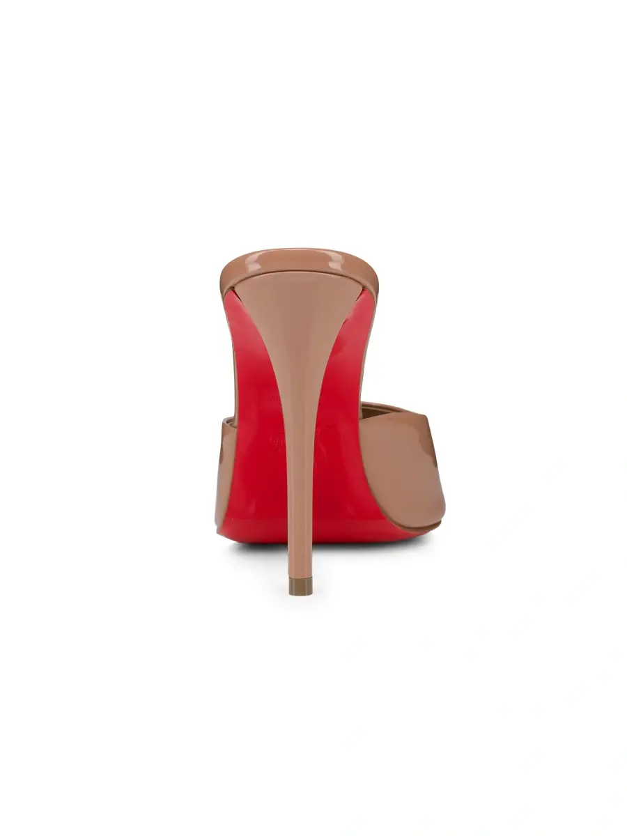 Christian Louboutin Women's Miss Z 100MM Patent Leather Mule Sandals | Thumbnail 3 Christian Louboutin Women's Miss Z 100MM Patent Leather Mule Sandals | Thumbnail 3