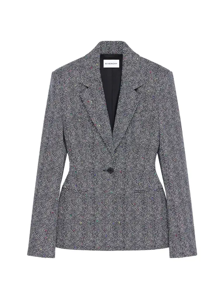 Women's Jacket in Cotton Herringbone Women's Jacket in Cotton Herringbone