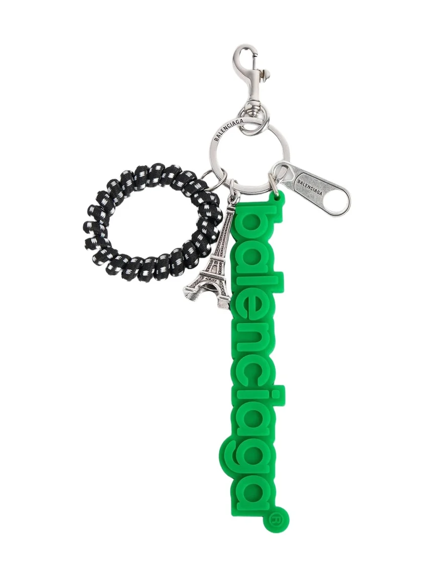 Men's Logo Keychain Charm