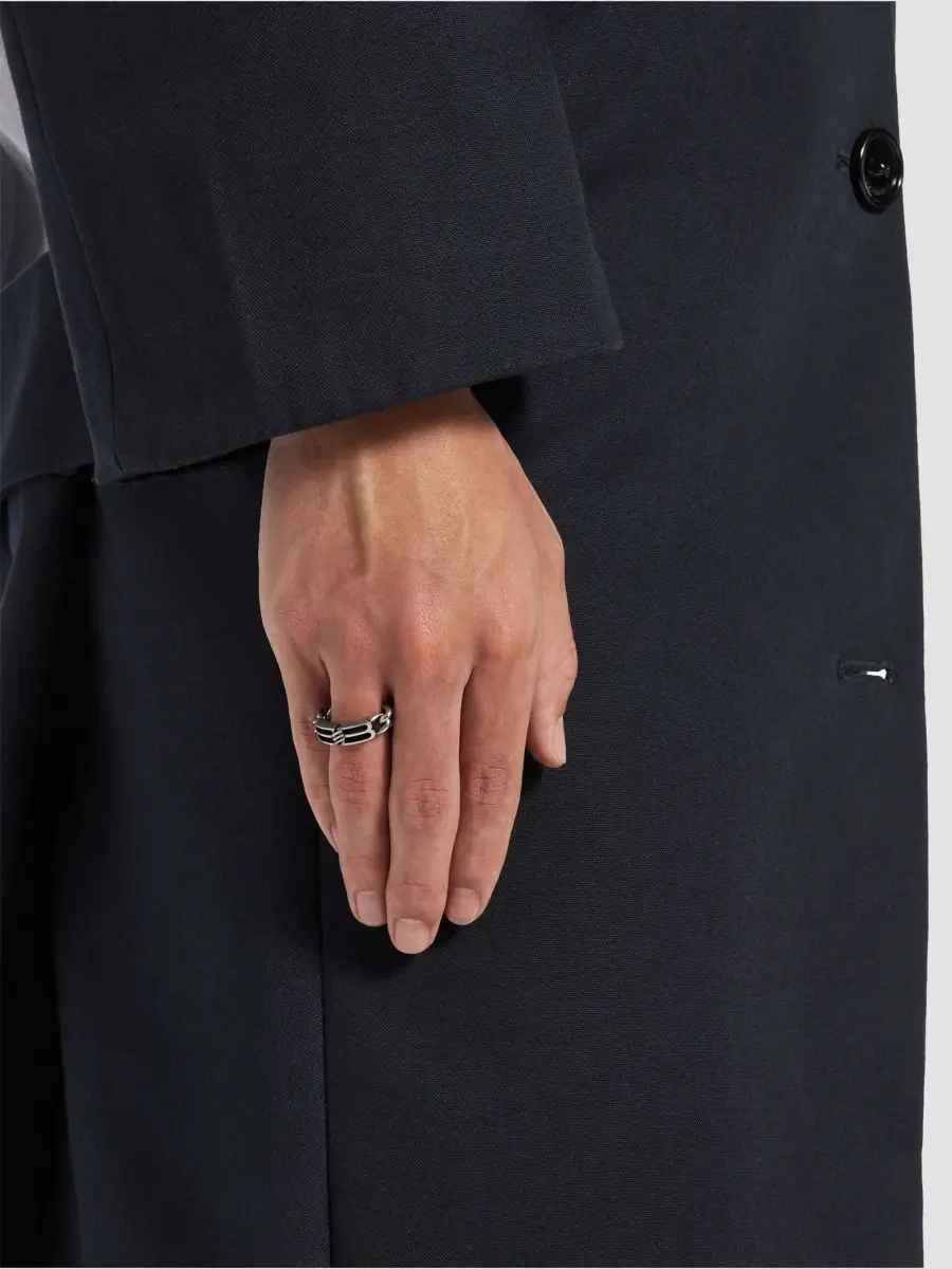 Balenciaga Men's BB Icon Ring | Thumbnail 2 Balenciaga Men's BB Icon Ring | Thumbnail 2