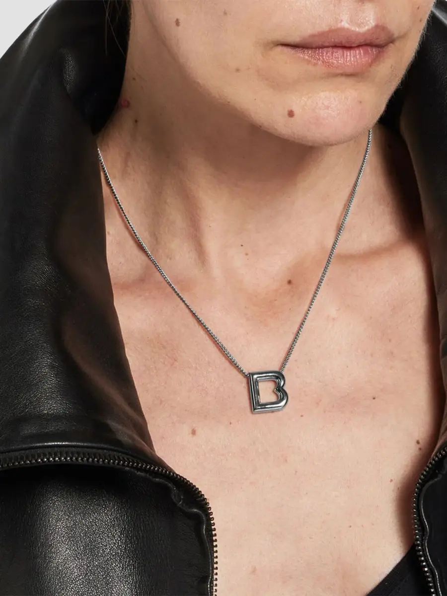 Balenciaga Men's B Necklace | Thumbnail 2 Balenciaga Men's B Necklace | Thumbnail 2