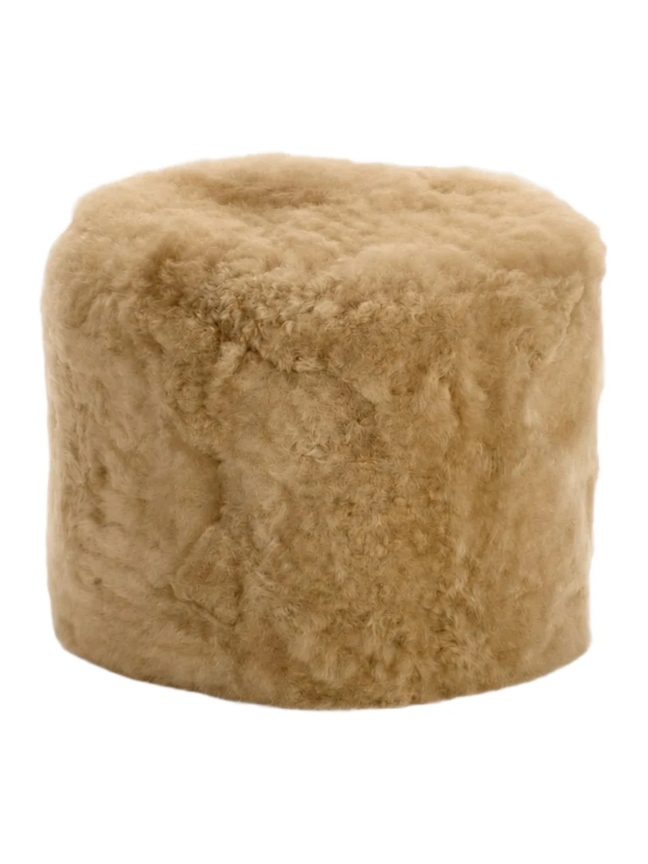 Weich Couture Alpaca Lio Alpaca Fur Pouf Ottoman