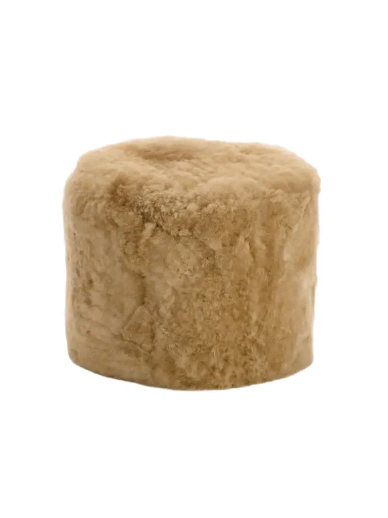 Weich Couture Alpaca Lio Alpaca Fur Pouf Ottoman