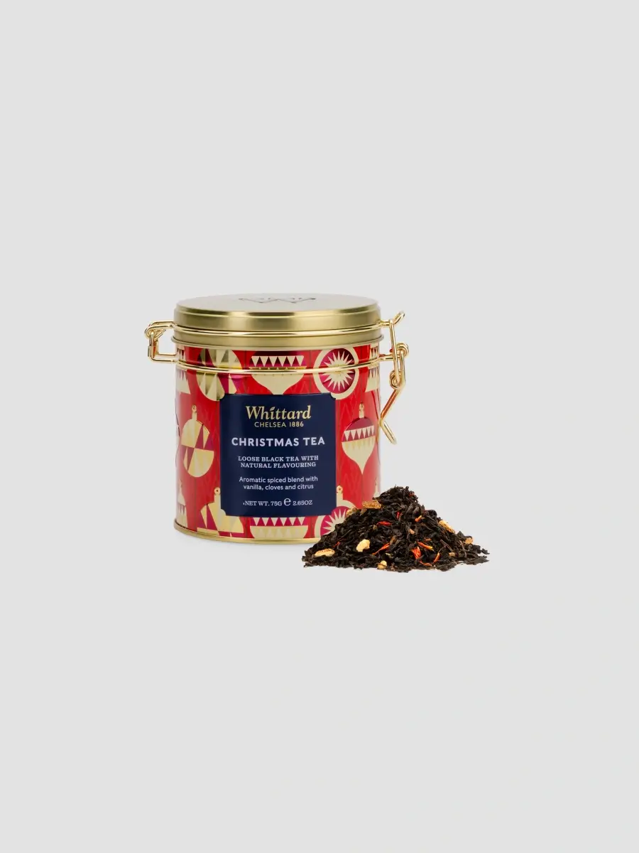 Whittard of Chelsea Holiday Tea, Coffee & Hot Cocoa Clip Top Tin Bundle | Thumbnail 2 Whittard of Chelsea Holiday Tea, Coffee & Hot Cocoa Clip Top Tin Bundle | Thumbnail 2