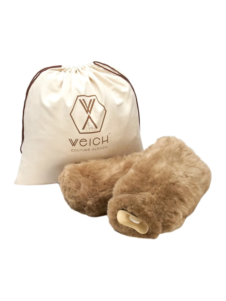 Weich Couture Alpaca Tubo Alpaca Fur Hot Water Bottle