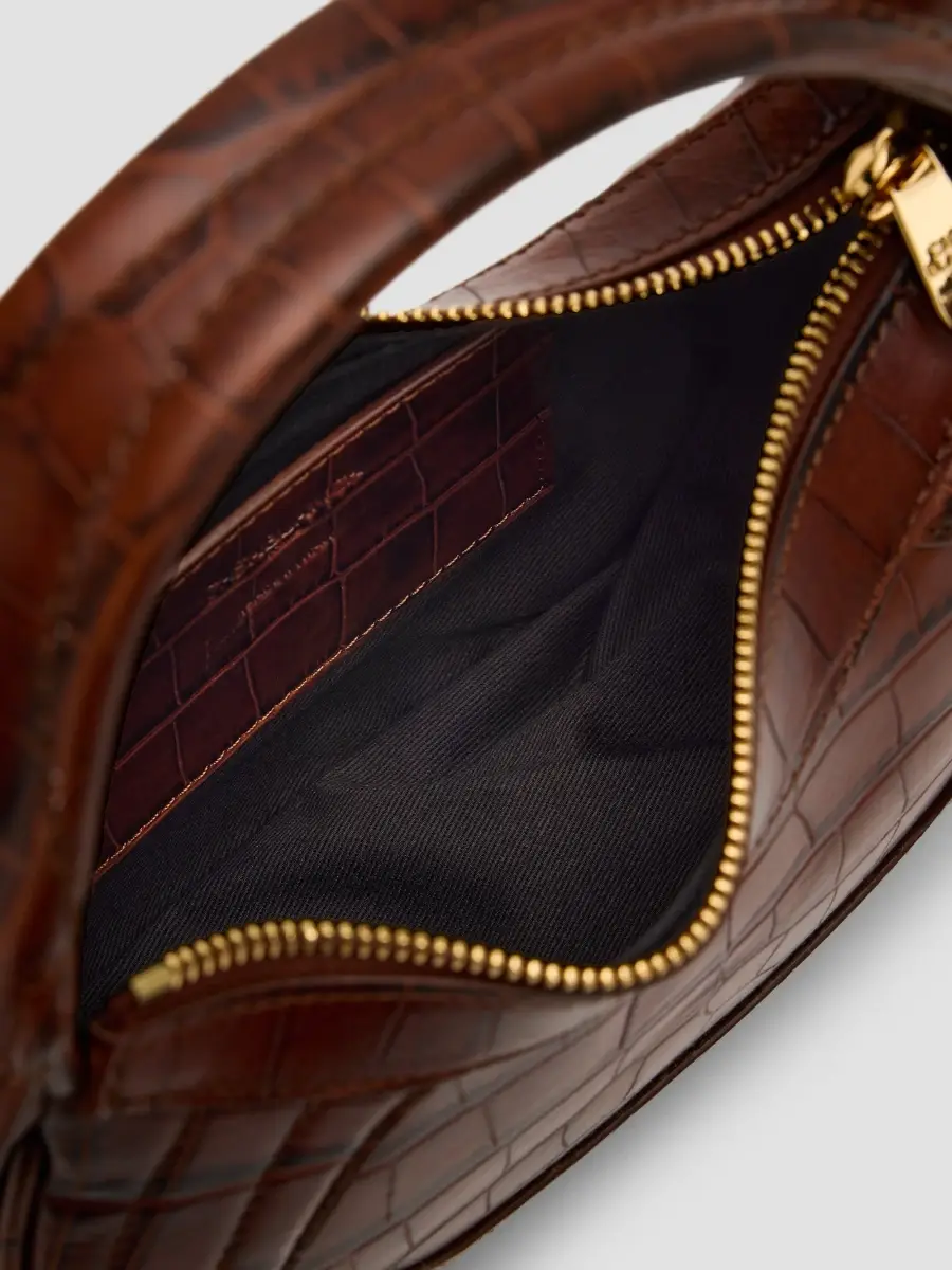 Casablanca Women's Biker Leather Crossbody Bag | Thumbnail 6