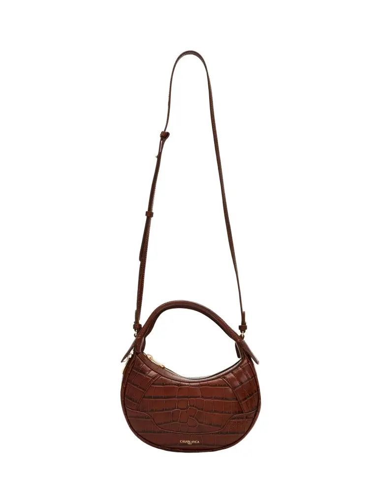 Casablanca Women's Biker Leather Crossbody Bag