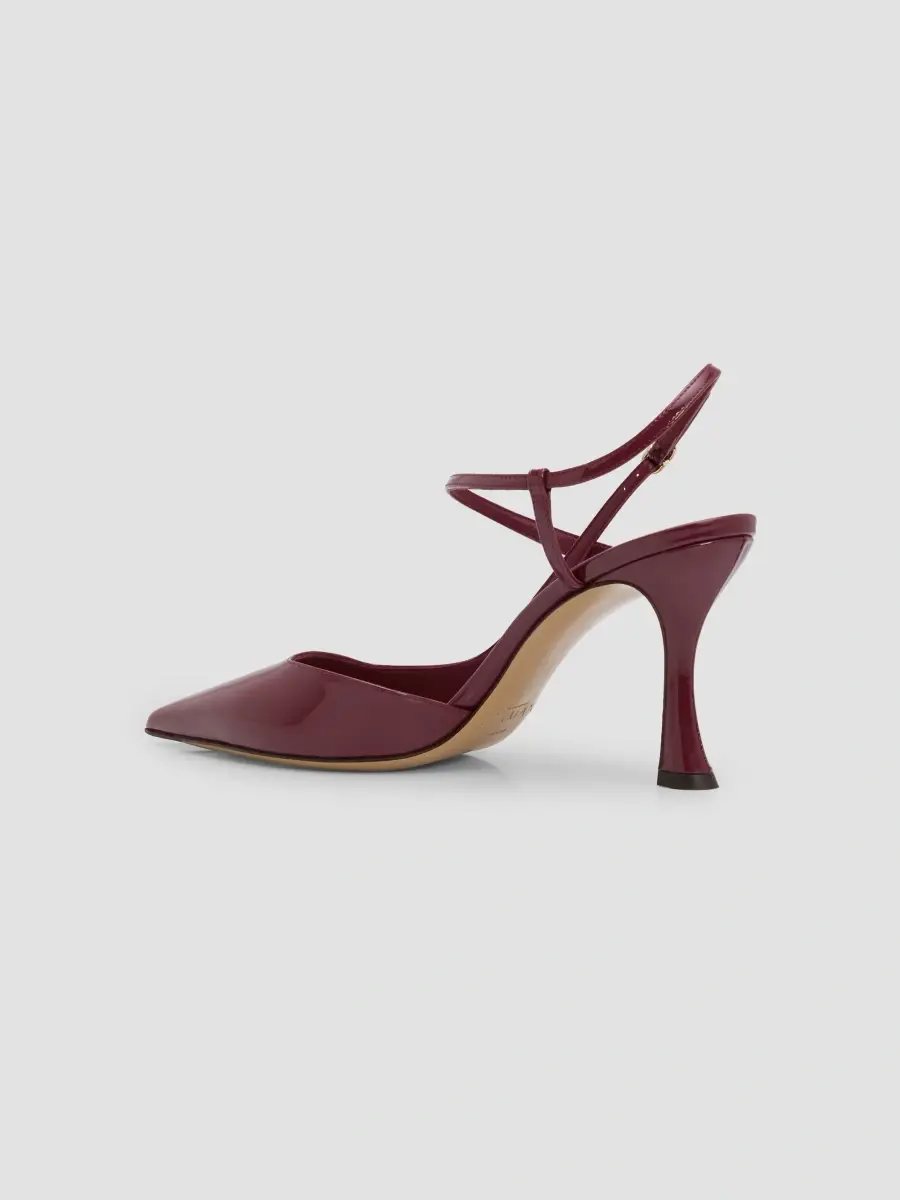 Alexandre Birman Women's Tita 85MM Patent Leather Ankle-Wrap Pumps | Thumbnail 4 Alexandre Birman Women's Tita 85MM Patent Leather Ankle-Wrap Pumps | Thumbnail 4