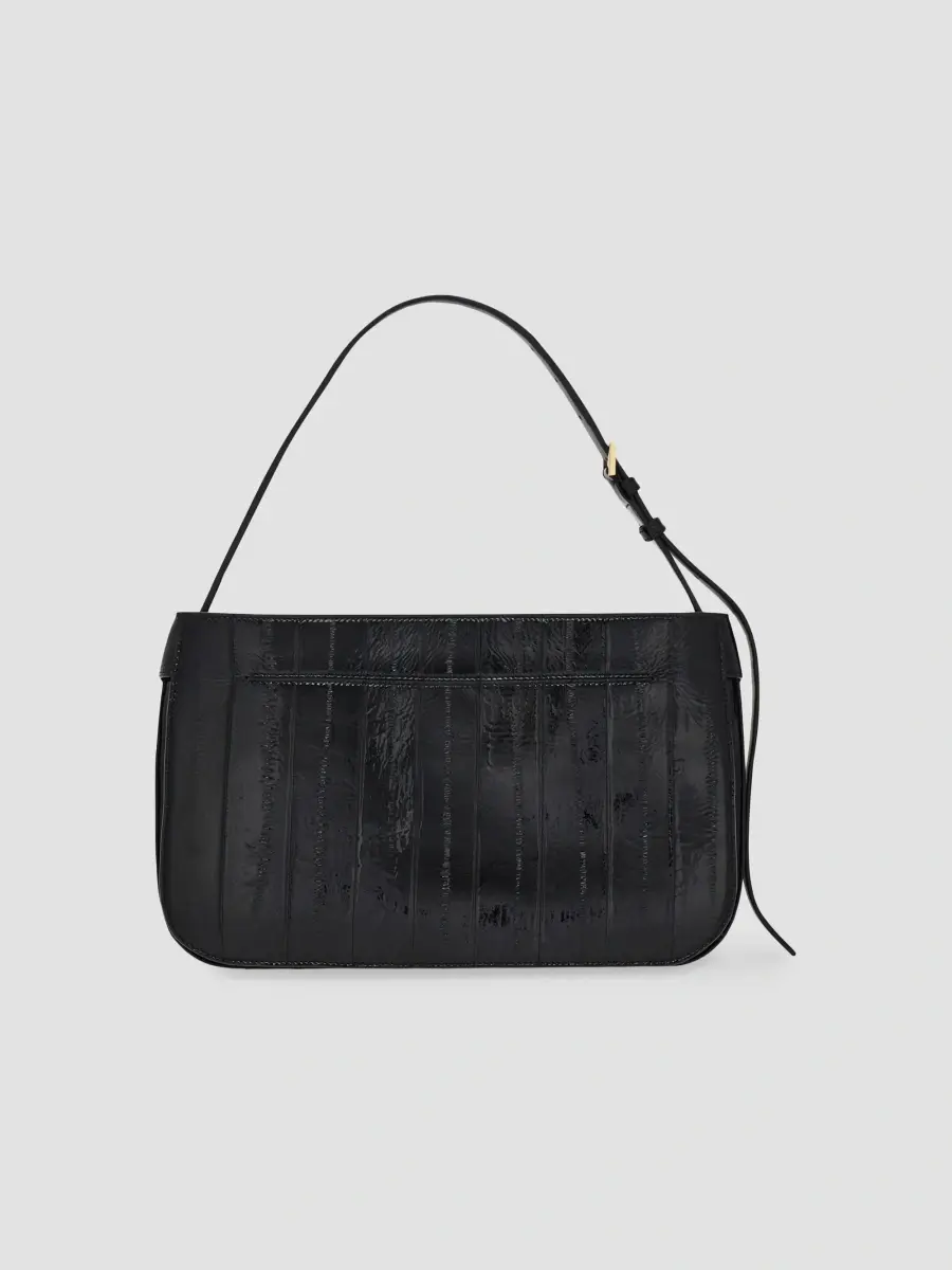 Ferragamo Women's Cara Small Eel-Skin Shoulder Bag | Thumbnail 4