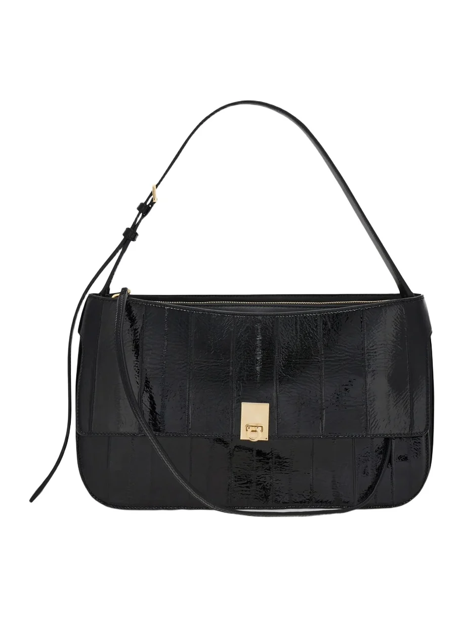 Women's Cara Small Eel-Skin Shoulder Bag Women's Cara Small Eel-Skin Shoulder Bag