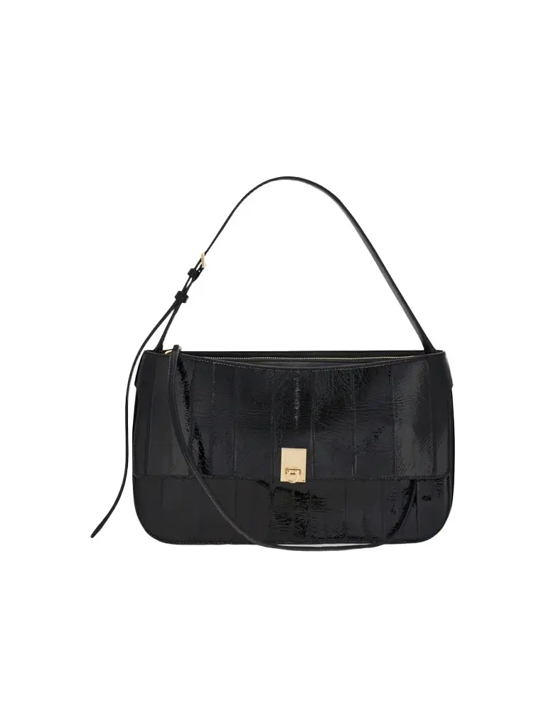 Women's Cara Small Eel-Skin Shoulder Bag Women's Cara Small Eel-Skin Shoulder Bag