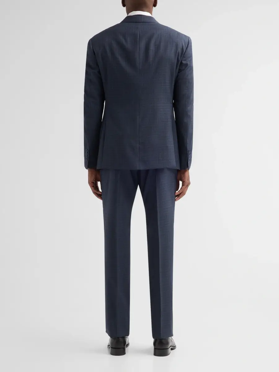 Emporio Armani Men's Textured Box Wool Single-Breasted Suit | Thumbnail 3 Emporio Armani Men's Textured Box Wool Single-Breasted Suit | Thumbnail 3