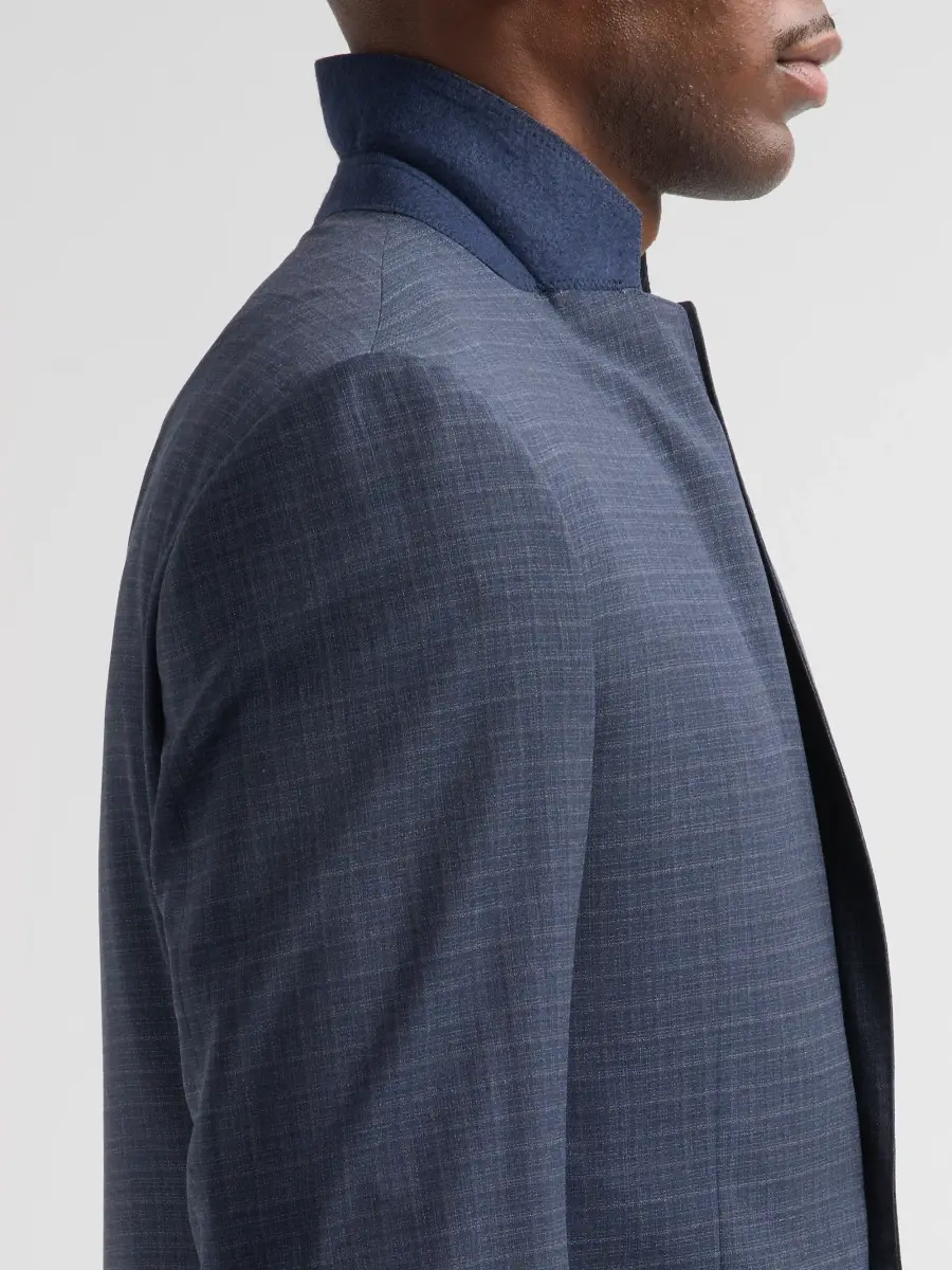 Emporio Armani Men's Textured Box Wool Single-Breasted Suit | Thumbnail 8 Emporio Armani Men's Textured Box Wool Single-Breasted Suit | Thumbnail 8