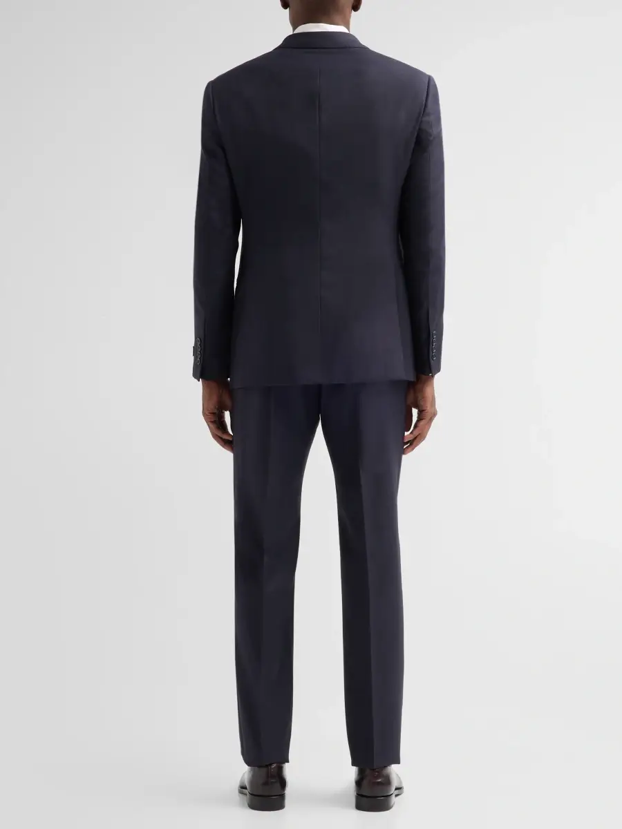 Emporio Armani Men's Birdseye Wool Single-Breasted Suit | Thumbnail 3 Emporio Armani Men's Birdseye Wool Single-Breasted Suit | Thumbnail 3