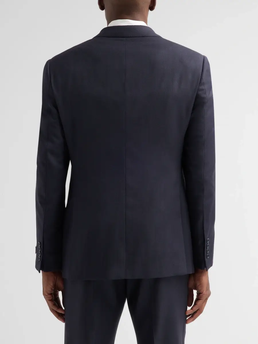 Emporio Armani Men's Birdseye Wool Single-Breasted Suit | Thumbnail 5 Emporio Armani Men's Birdseye Wool Single-Breasted Suit | Thumbnail 5
