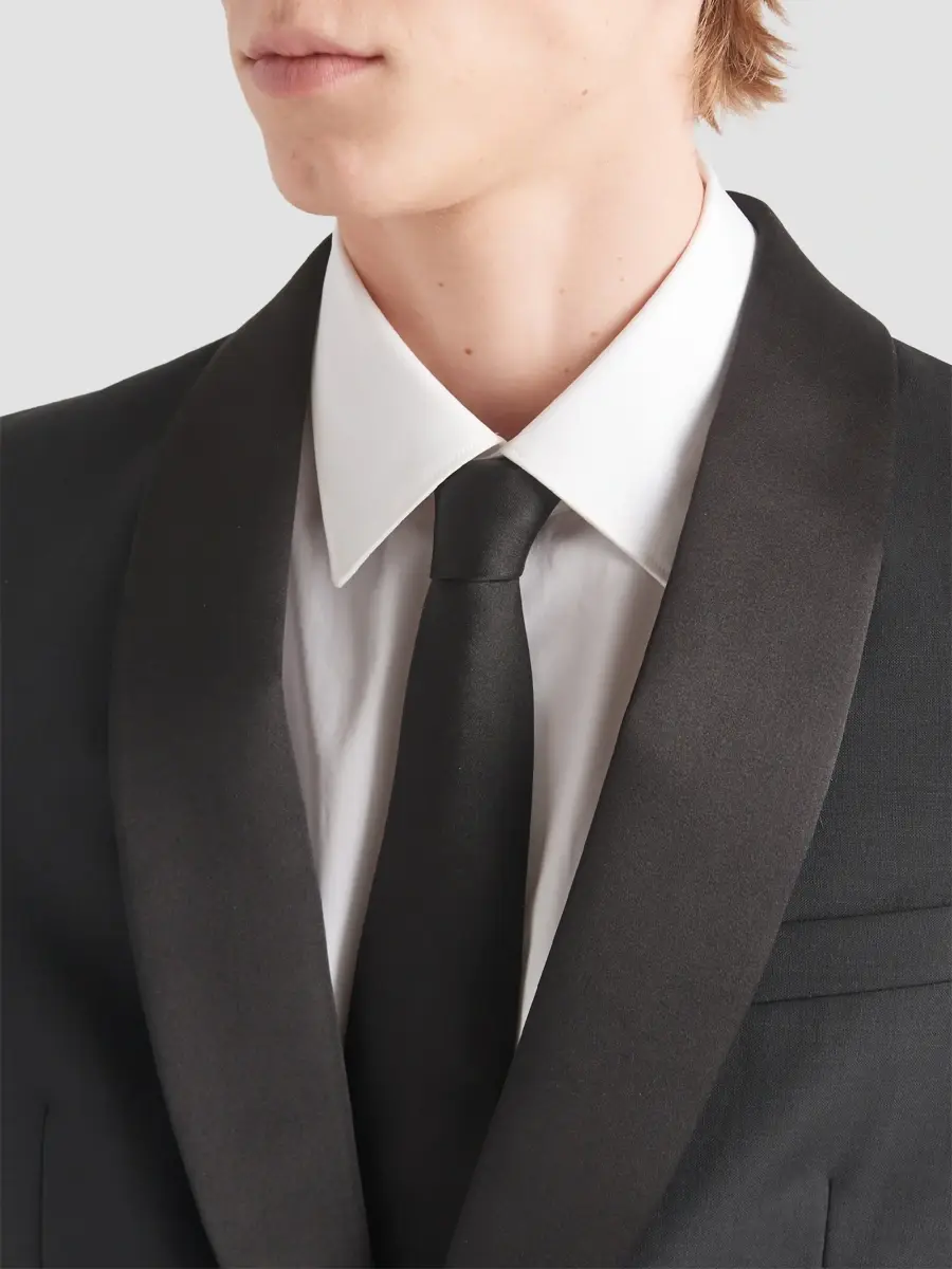 Prada Men's Single-Breasted Wool and Mohair Tuxedo | Thumbnail 6 Prada Men's Single-Breasted Wool and Mohair Tuxedo | Thumbnail 6