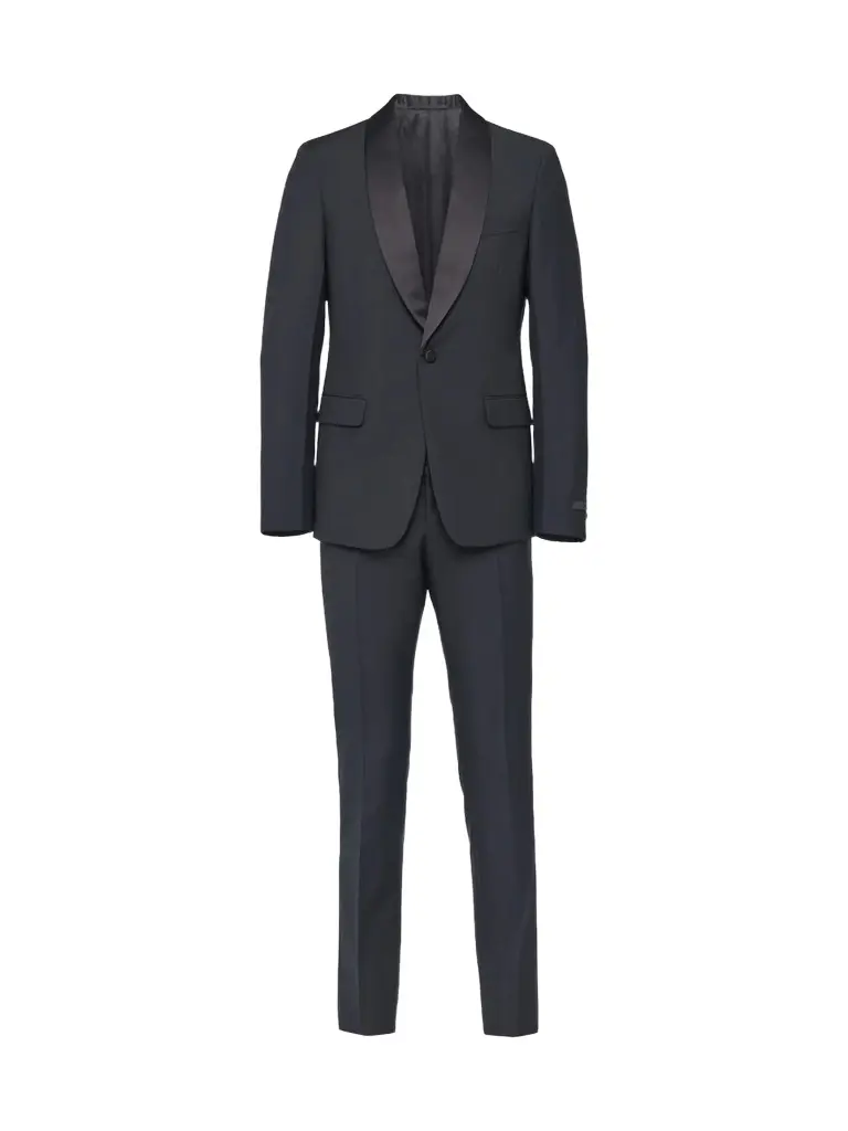 Prada Men's Single-Breasted Wool and Mohair Tuxedo