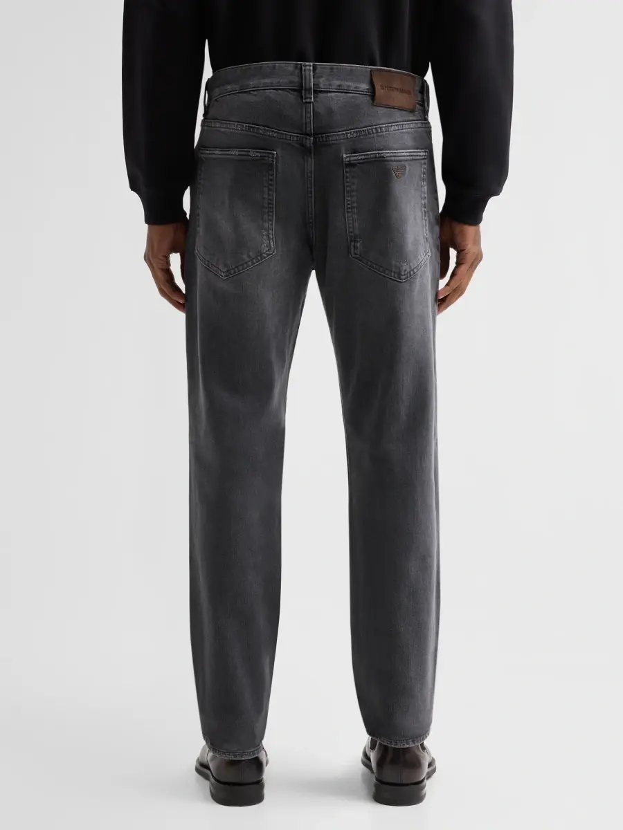 Emporio Armani Men's Tapered-Leg Jeans | Thumbnail 3 Emporio Armani Men's Tapered-Leg Jeans | Thumbnail 3